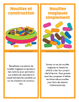 Boite de 50 jeux de nouilles-13 Boite de 50 jeux de nouilles-13