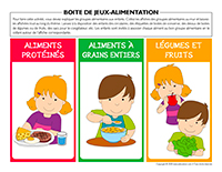 Boite de jeux-Alimentation