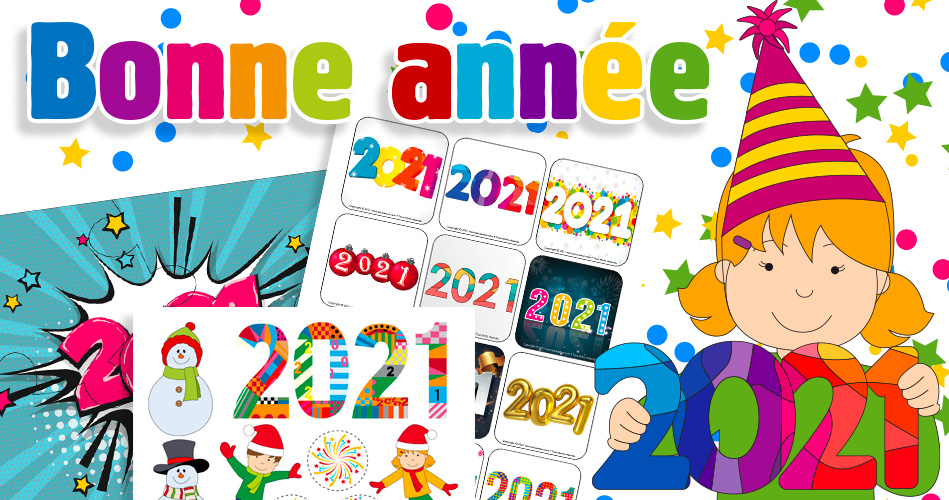 Bonne année 2021, activités pour enfants. | Educatout