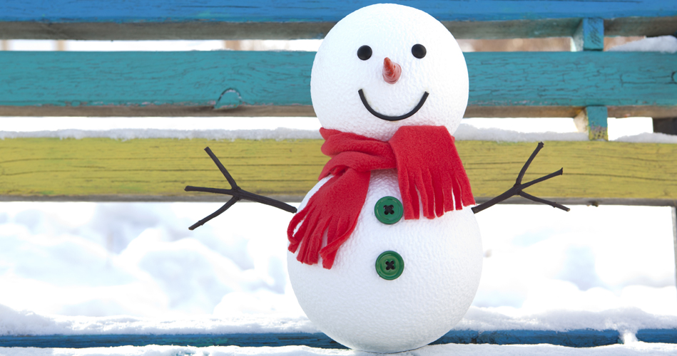 Boule Neigeuse - Bonhomme de Neige, bricolage pour enfants