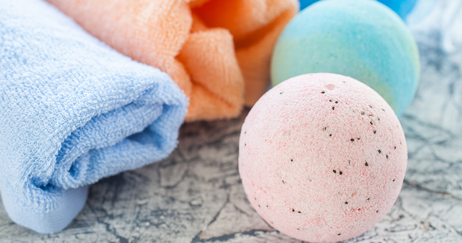 Boules de neige pour le bain