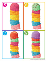 Crème Glacée De Jeu Education Patch Pour Que Les Enfants Développent Leurs  Habiletés Motrices, Utilisent Des Patchs De Pâte À Modeler, Des Boutons, Du  Papier De Couleur Ou Colorent La Page, Activité