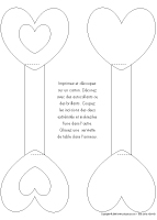 Bricolage - Anneaux serviette Saint-Valentin