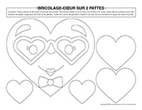 Bricolage-C&oelig;ur sur 2 pattes