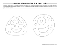 Bricolage-Microbe sur 2 pattes