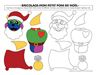 Bricolage-Mon petit-Poni de Noël