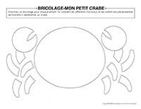 Bricolage-Mon petit crabe