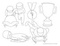 Bricolage drapeau olympique collectif 2026