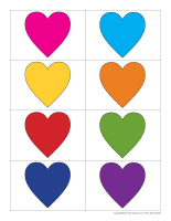 Cœurs de couleur