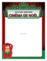 Cadre photo-Journée spéciale-Cinéma de Noël