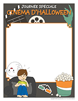 Cadre photo-Journée spéciale-Cinéma d’Halloween