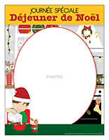 Cadre photo-Journée spéciale-Déjeuner de Noël-2021