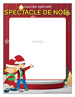 Cadre photo-Journée spéciale-Spectacle de Noël