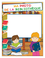 Cadre photo-Journée thématique-À la bibliothèque