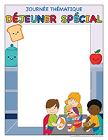 Cadre photo-Journee thematique-Dejeuner special
