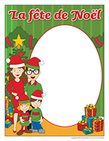 Cadre photo-La fete de Noel