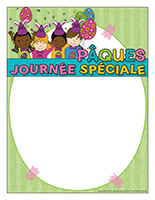 Cadre photo-Paques-Journee speciale