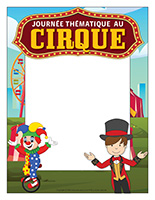 Cadre photos-Journee thematique-Au cirque 2026