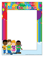 Cadre photos-Journee thematique-Multicolore 2026