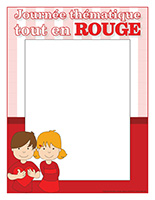 Cadre photos-Journee thematique-Tout en rouge 2026