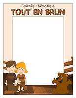Cadre photos-Journee thematique-tout en brun 2026
