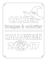 Cahier à colorier-Halloween 2017
