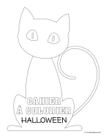 Cahier à colorier-Halloween 2019
