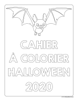 Cahier à colorier-Halloween 2020