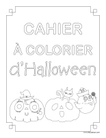 Cahier à colorier-Halloween 2023