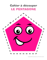 Cahier à découper-Le pentagone Cahier à découper-Le pentagone