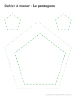 Cahier à tracer-Le pentagone Cahier à tracer-Le pentagone