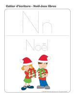 Cahier d'écriture-Noël-Jeux libres