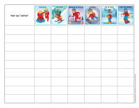 Cahier de pointage-Jeux olympiques d&rsquo;hiver-1
