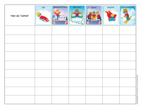 Cahier de pointage-Jeux olympiques d&rsquo;hiver-2