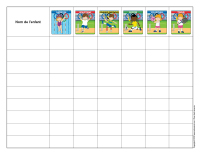 Cahier de pointage olympiades d'été