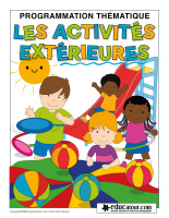Cahier de programmation thematique-Activites exterieures
