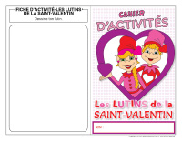 Cahier fiches d’activité miniature-Lutins de la Saint-Valentin