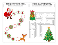 Cahier fiches dactivite miniature Noel 2025-2