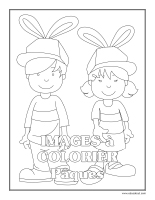 Cahier images à colorier-Pâques Cahier images à colorier-Pâques