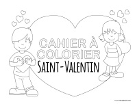 Cahier images à colorier-Saint-Valentin 2021