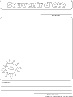 Cahier-souvenir - Souvenir-d'été Cahier-souvenir - Souvenir-d'été