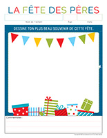 Cahier souvenir-Fete des Peres 2025