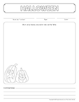 Cahier souvenir-Halloween 2019