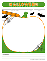 Cahier souvenir-Halloween 2020
