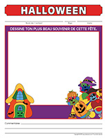 Cahier souvenir-Halloween-Poni