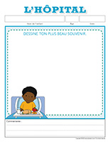 Cahier souvenir-Hôpital
