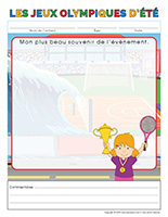 Cahier souvenir-Jeux olympiques d’été 2024