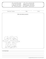 Cahier souvenir-Mes amis 2018