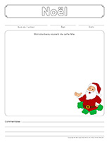 Cahier souvenir-Noël 2018