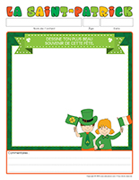 Cahier souvenir-Saint-Patrick 2025